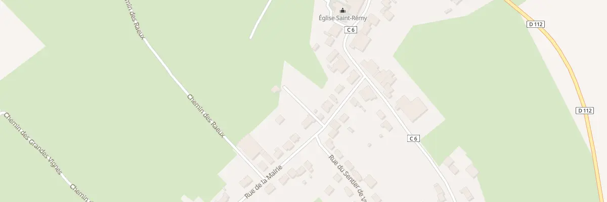 Plan du 12 Rue de la Mairie à Ferrières