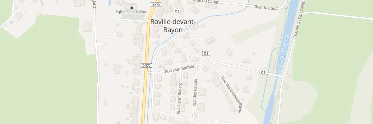 Plan du 7 Rue 4 Septembre 1944 à Roville-devant-Bayon