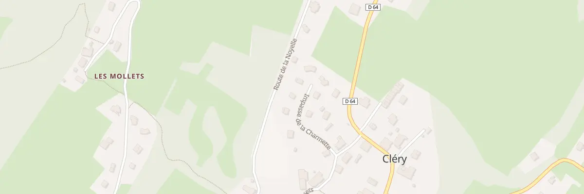 Plan du 5214 Le Pontet à Cléry