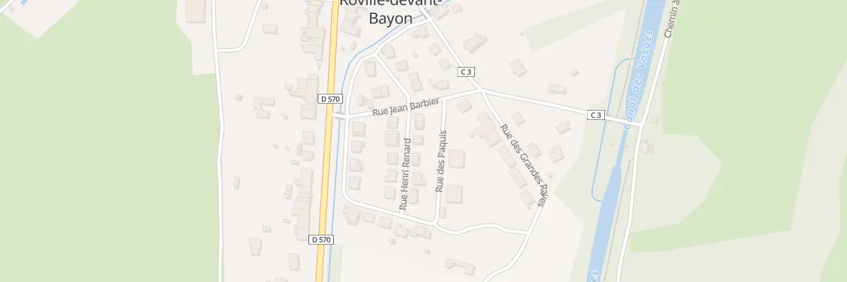 Plan du 3 Rue Henri Renard à Roville-devant-Bayon