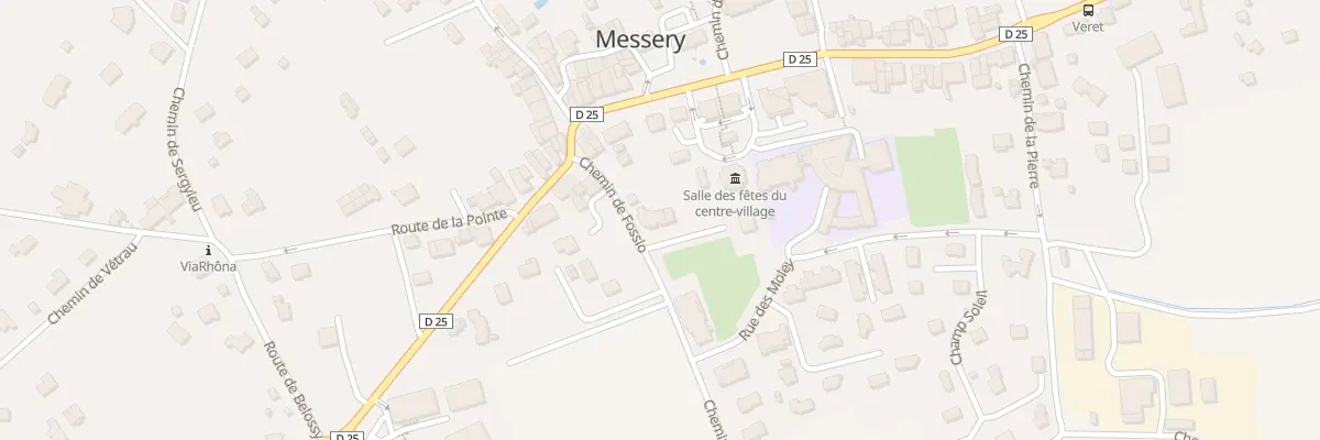 Plan du 1 Pl des Moley à Messery