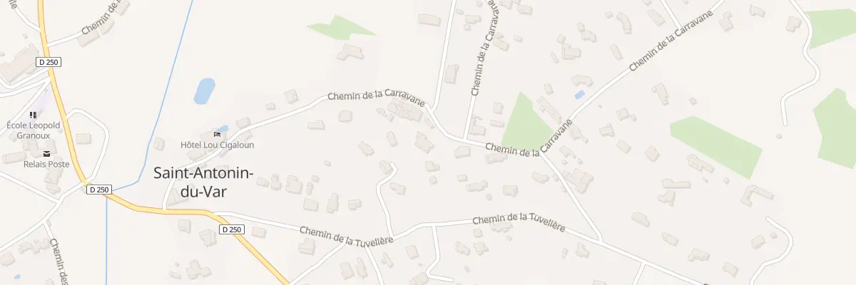 Plan du 420 Che de la Carravane à Saint-Antonin-du-Var