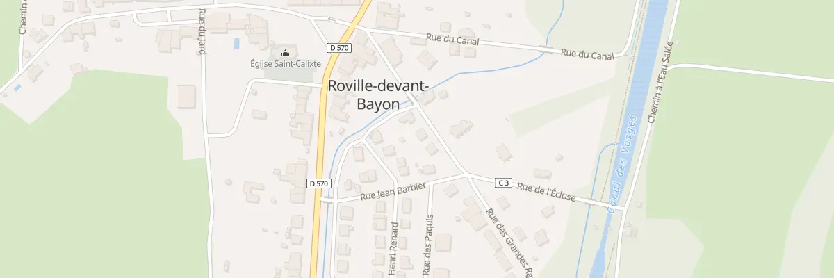 Plan du 2 Rue 4 Septembre 1944 à Roville-devant-Bayon