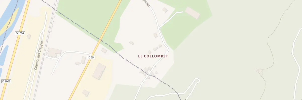 Plan du 5401 Le Collombet à Épierre