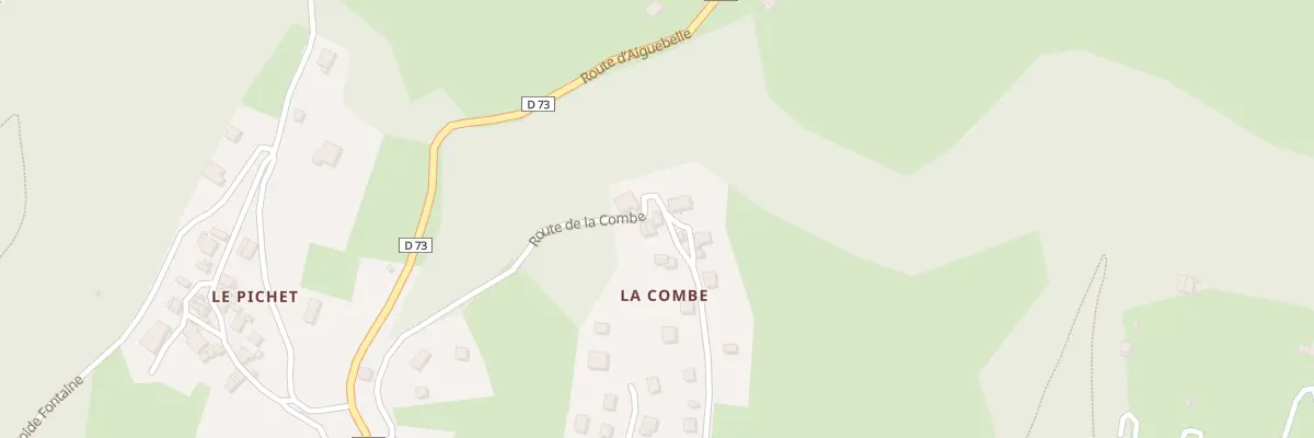 Plan du 5056 La Combe à Saint-Georges-d’Hurtières