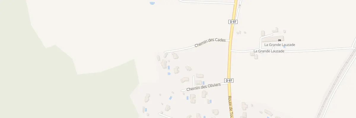 Plan du 9001 Che des Cades au Luc