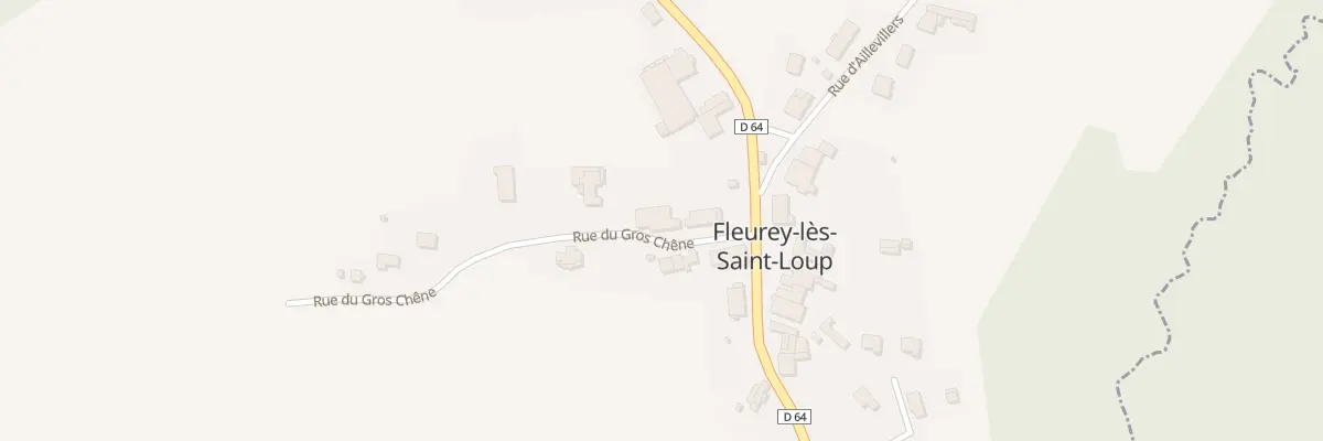 Plan du 3 Rue du Gros Chêne à Fleurey-lès-Saint-Loup