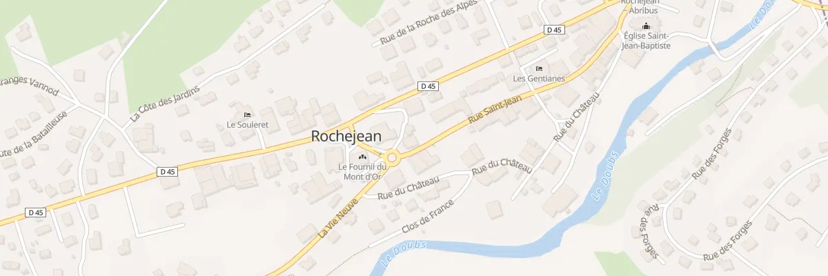 Plan du 26 Rue Saint Jean à Rochejean