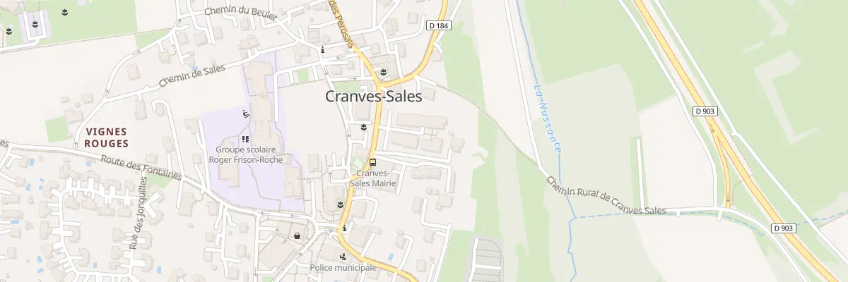 Plan du 136 Rue de la Mairie à Cranves-Sales
