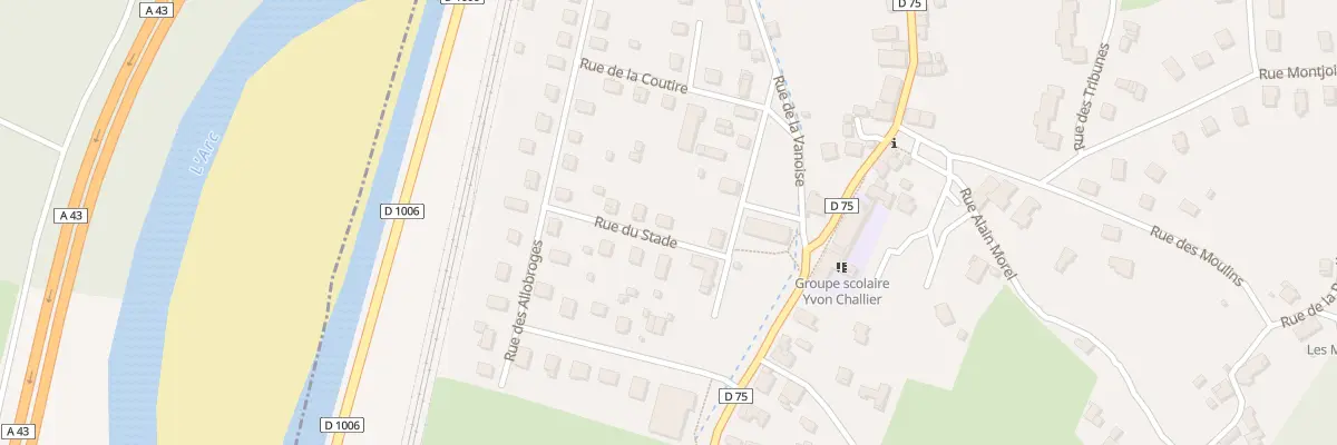 Plan du 52 Rue du Stade à Tignes