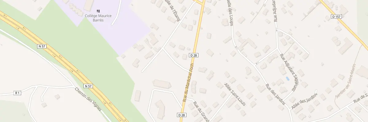 Plan du 40 Rue du Maréchal Foch à Charmes