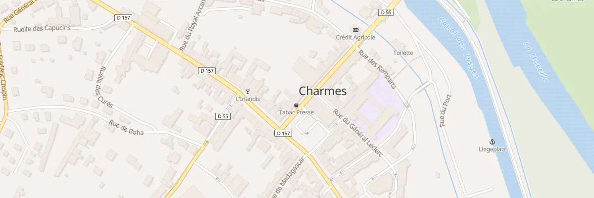 Plan du 1 Pl Henri Breton à Charmes