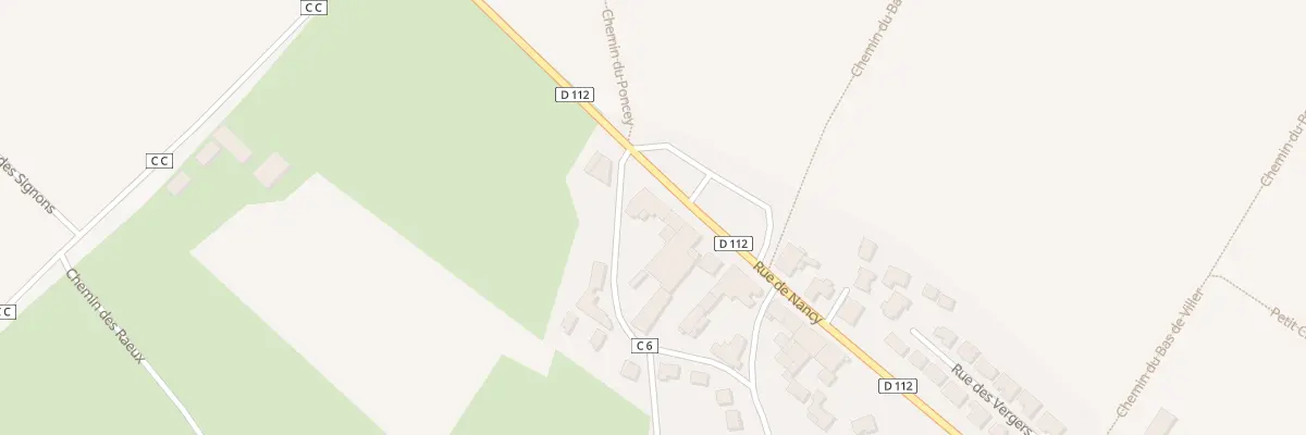 Plan du 2 Rue de Nancy à Ferrières