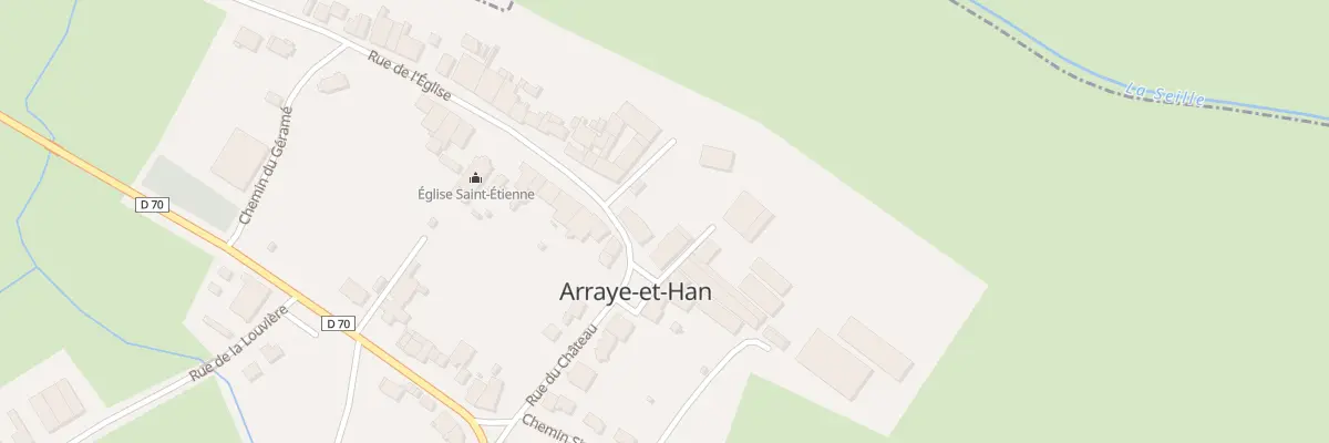 Plan du 20 Rue du Château à Arraye-et-Han