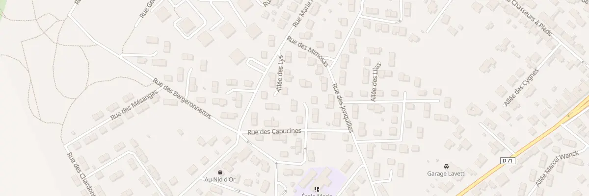 Plan du 3 All des Roses à Saint-Nicolas-de-Port