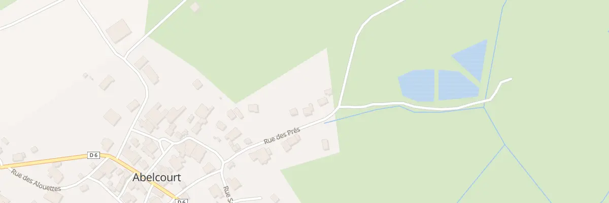 Plan du 7 Rue des Pres à Abelcourt