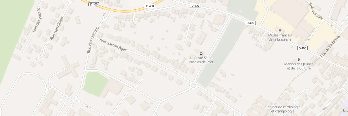 Plan du 12 Rue Gaston Agar à Saint-Nicolas-de-Port
