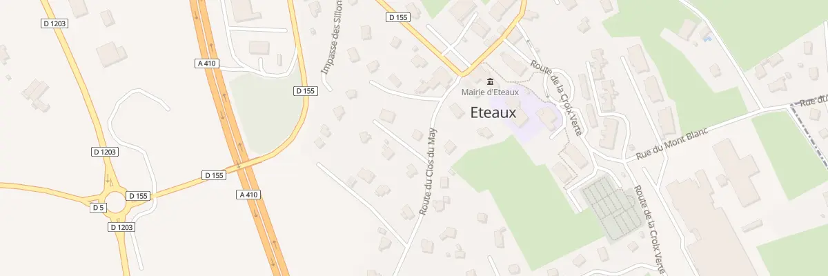 Plan du 82 Rte du Clos du May à Eteaux