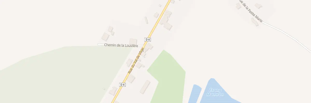 Plan du 413 Rue du Val de Vôge aux Voivres