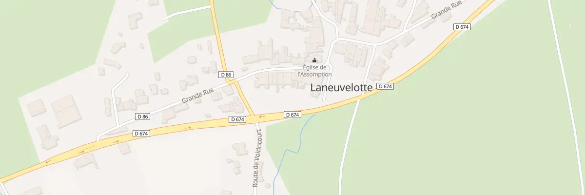 Plan du 18 Gr Grande Rue à Laneuvelotte