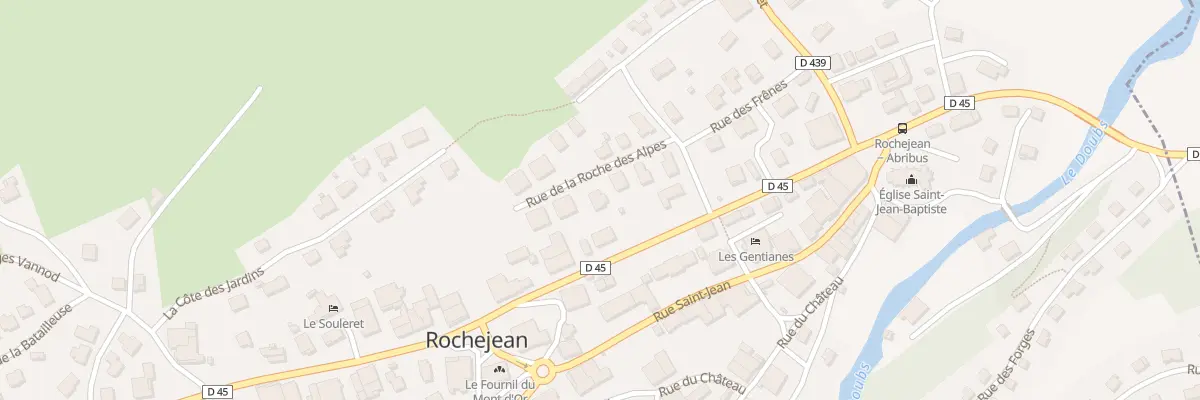 Plan du 9 Rue de la Roche des Alpes à Rochejean