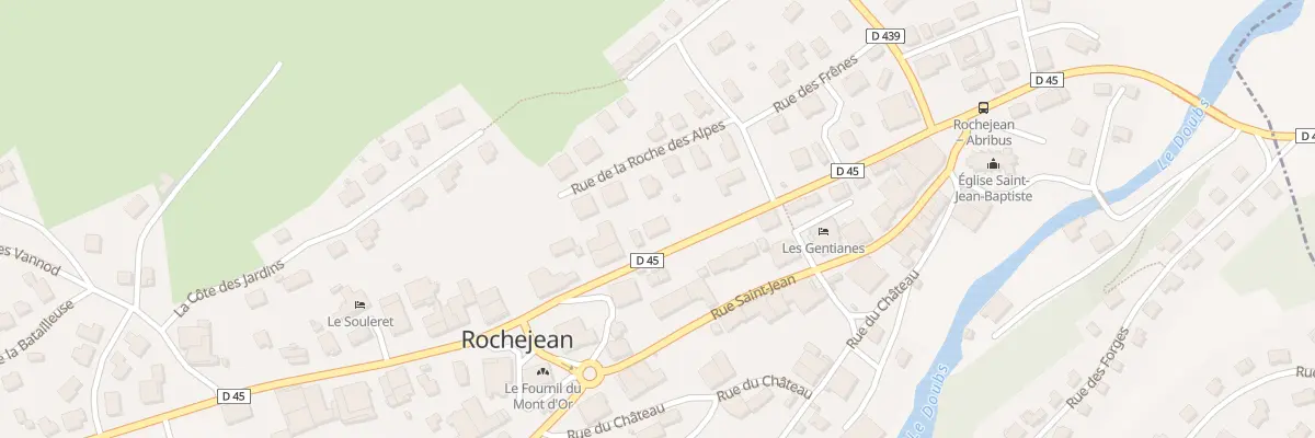 Plan du 14 Hab Les Ruelles à Rochejean