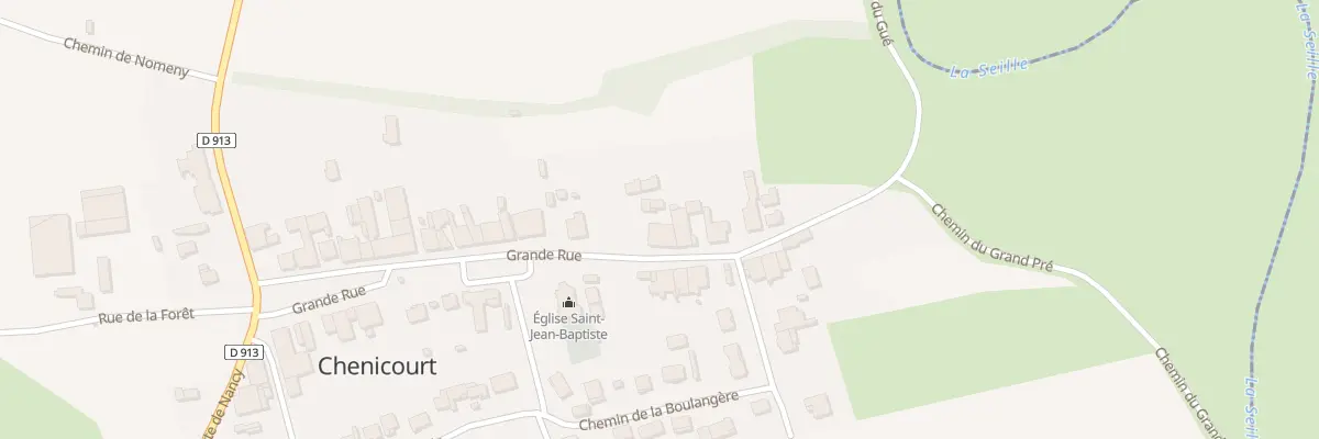 Plan du 35 Gr Grande Rue à Chenicourt