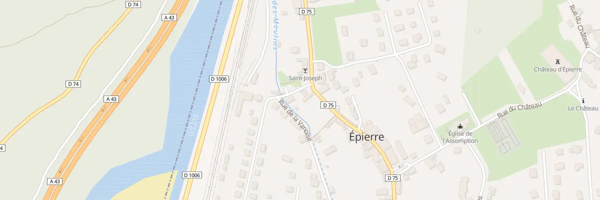 Plan du 8 Rue de la Mairie à Épierre