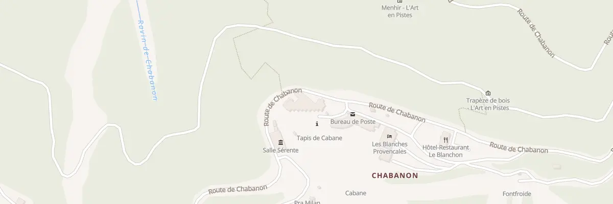 Plan du 5785 Rte de Chabanon à Selonnet