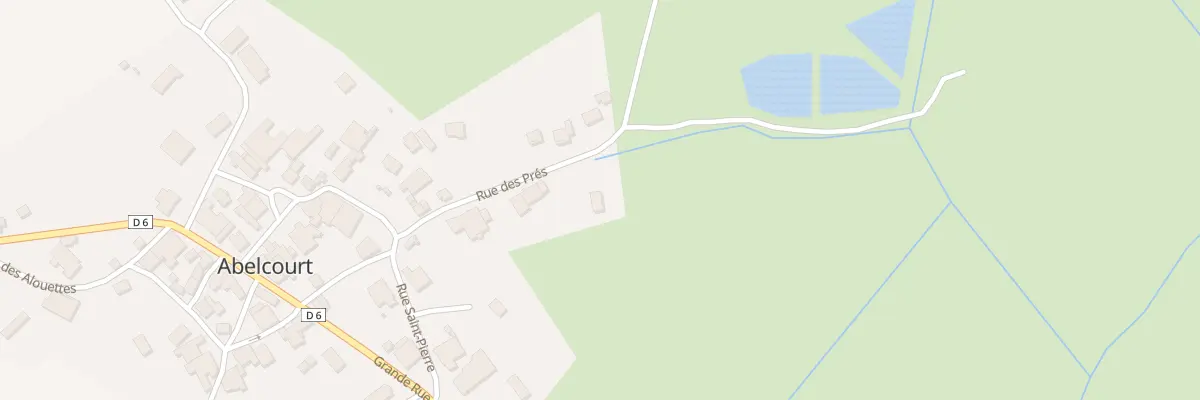 Plan du 12 Rue des Pres à Abelcourt