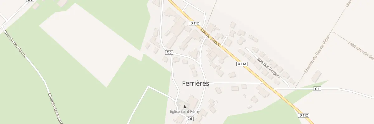 Plan du 1 Rue de la Louvière à Ferrières