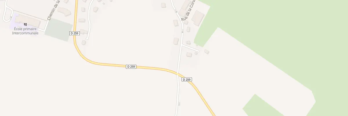 Plan du 16 Rue de la Corvée à Ouhans
