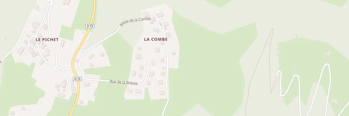 Plan du 5054A La Combe à Saint-Georges-d’Hurtières