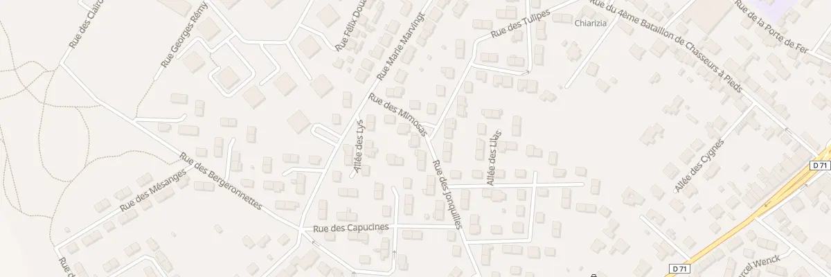 Plan du 8 Rue des Jonquilles à Saint-Nicolas-de-Port