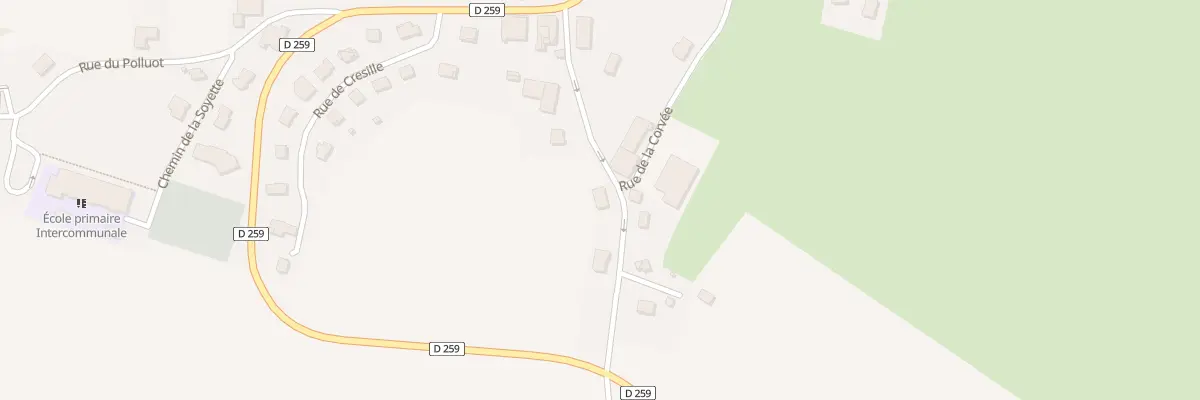 Plan du 14 Rue de la Corvée à Ouhans