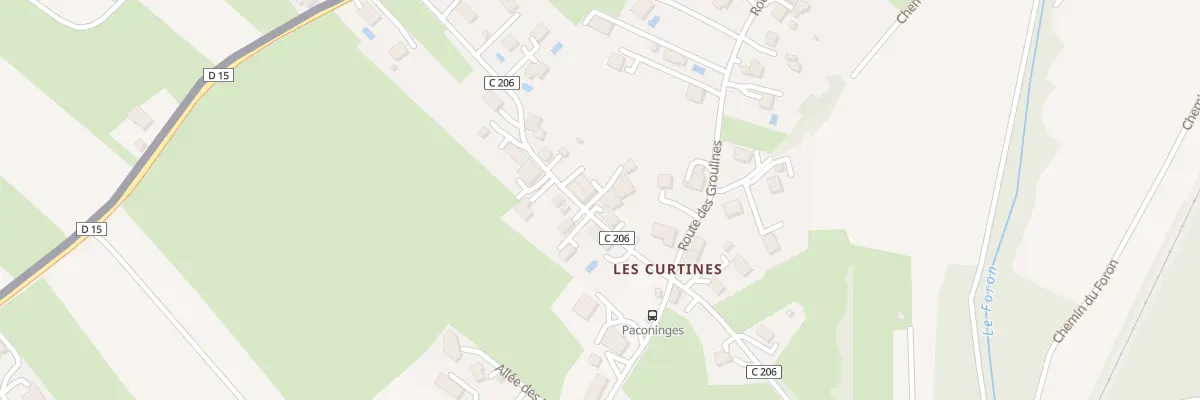 Plan du 84A Rte des Curtines à Juvigny