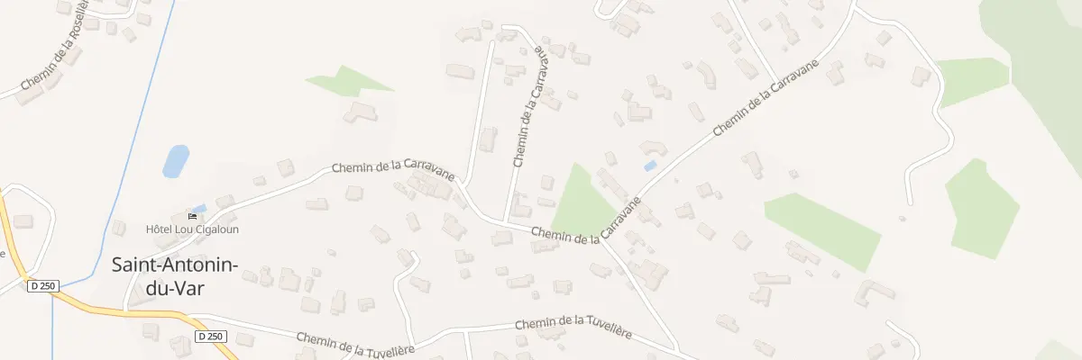 Plan du 455 Che de la Carravane à Saint-Antonin-du-Var