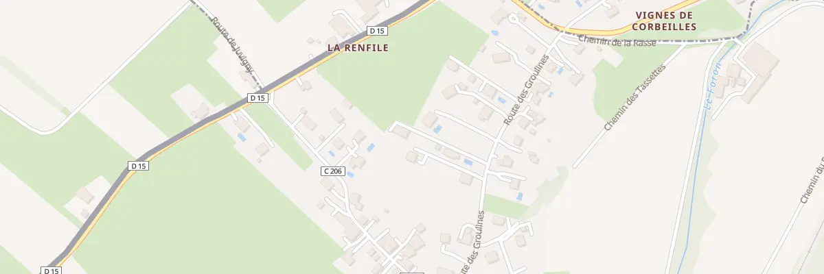 Plan du 175 Rte des Groulines à Juvigny