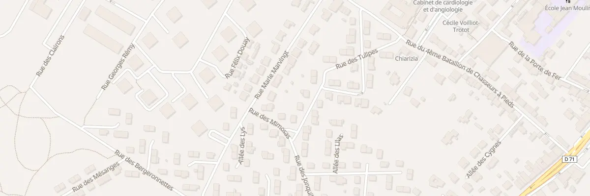 Plan du 4 Rue des Jonquilles à Saint-Nicolas-de-Port