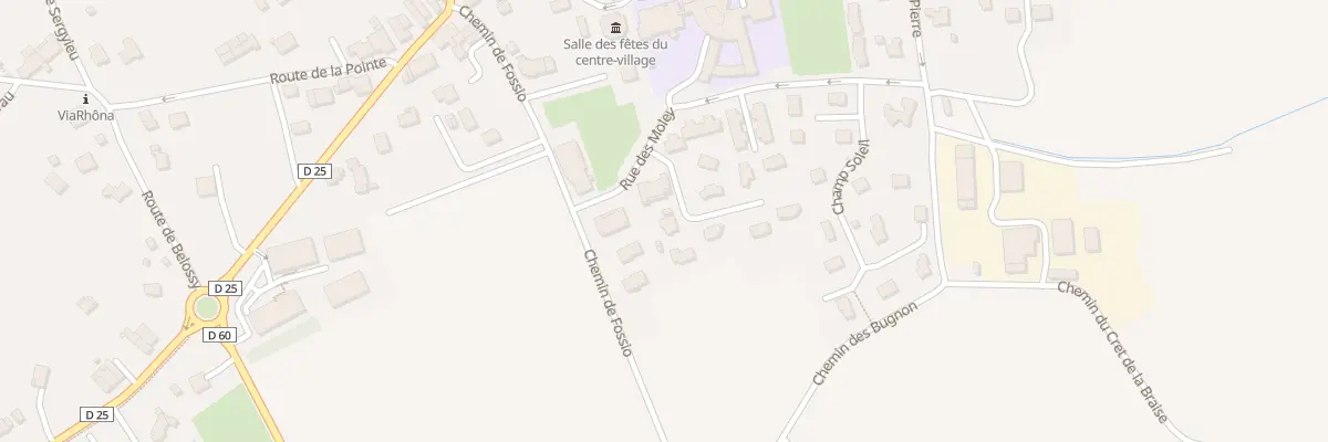 Plan du 6 Rue des moley à Messery