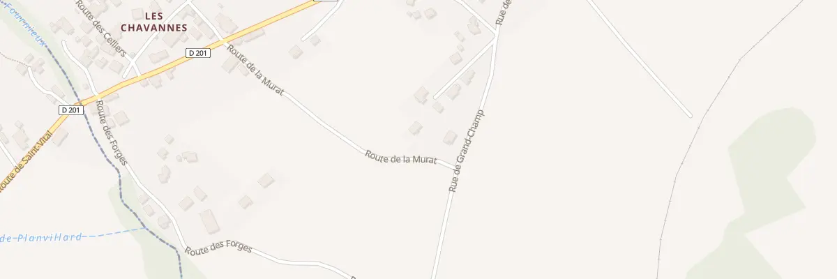 Plan du 281B Rte de la Murat à Saint-Vital