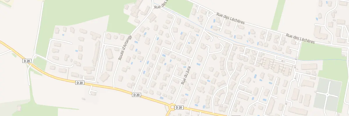 Plan du 1 Rue du Jura à Douvaine