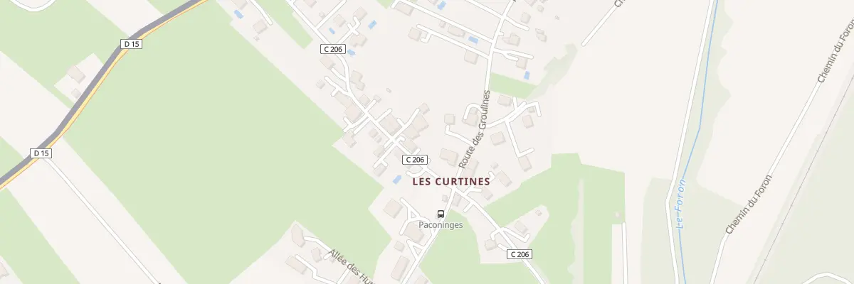 Plan du 84 Rte des Curtines à Juvigny