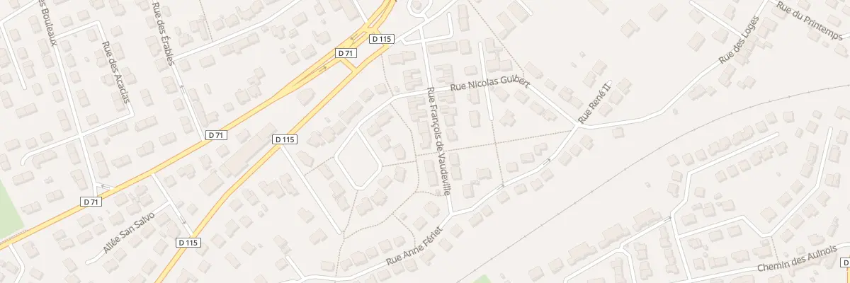 Plan du 13 Rue Francois de Vaudeville à Saint-Nicolas-de-Port