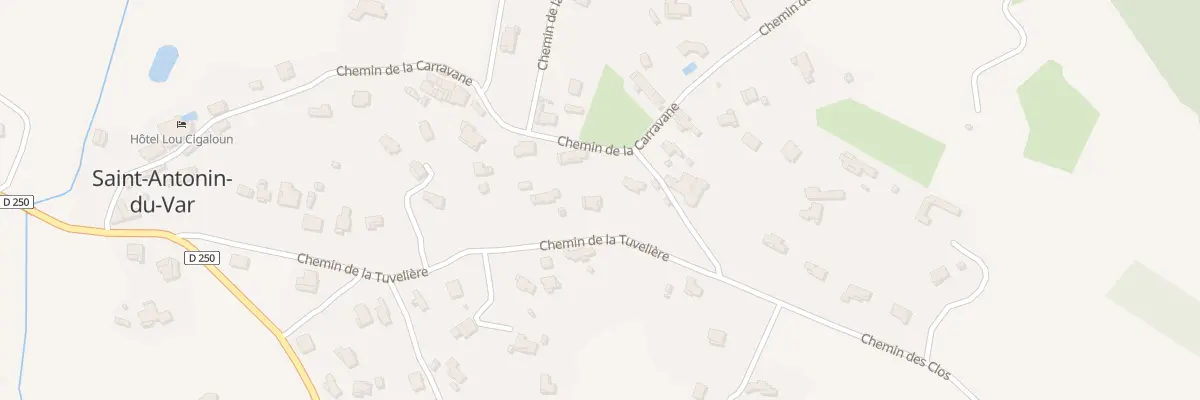 Plan du 9006 La Carravane à Saint-Antonin-du-Var