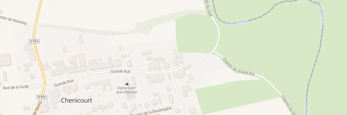 Plan du 39 Gr Grande Rue à Chenicourt