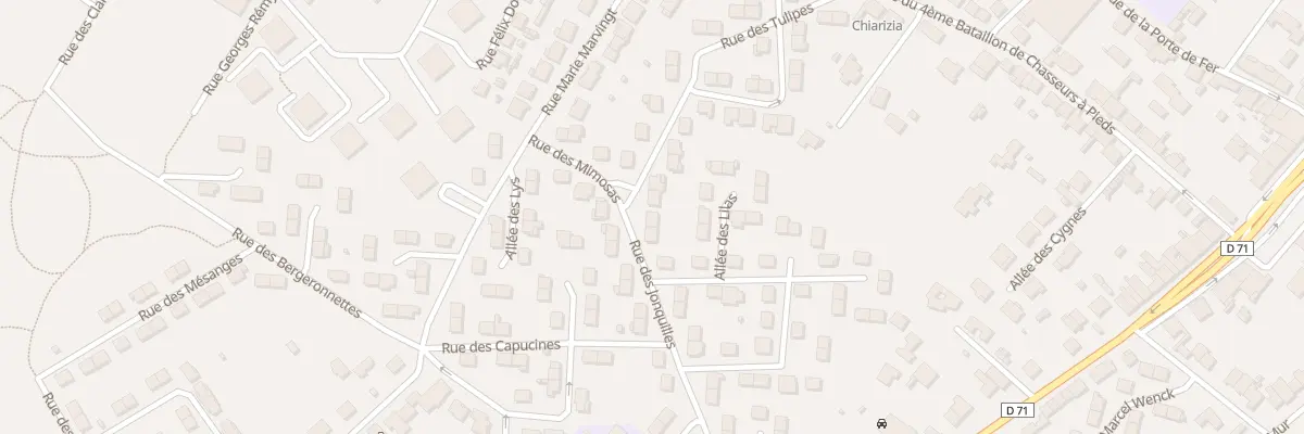 Plan du 11 Rue des Jonquilles à Saint-Nicolas-de-Port