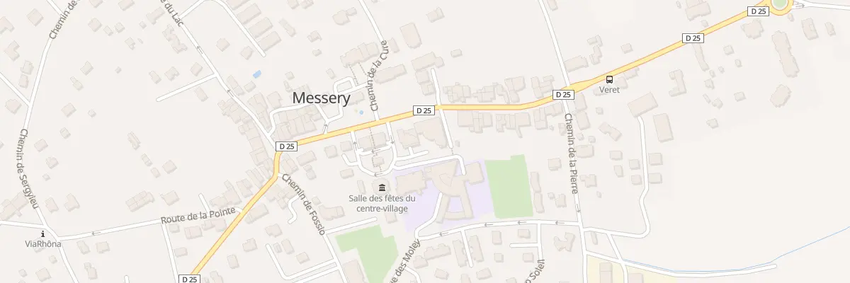 Plan du 4 Rue de Veret à Messery