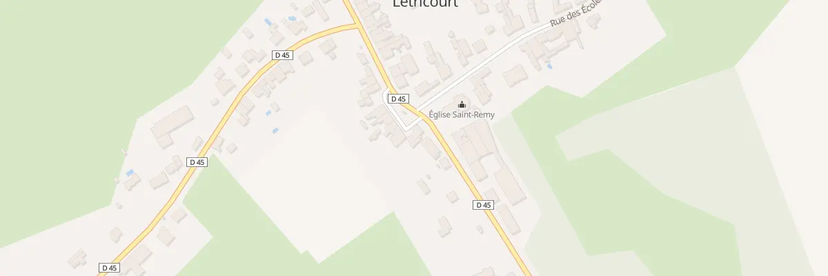 Plan du 2 Rue des Bons Enfants à Létricourt