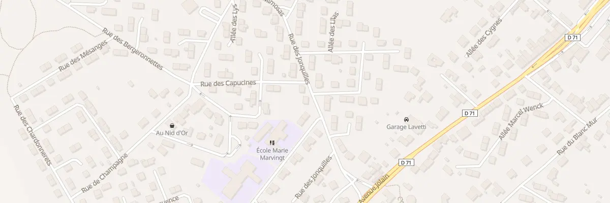 Plan du 24 Rue des Jonquilles à Saint-Nicolas-de-Port